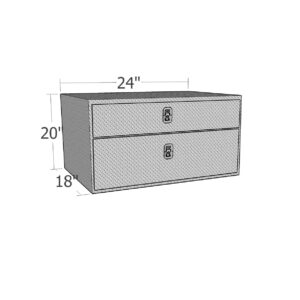 GXTX - UB24-20TD - 24inchx20inch UnderBody w/ Top Drawer