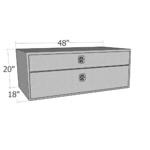 GXTX - UB48-20TD - 48inchx20inch UnderBody w/ Top Drawer