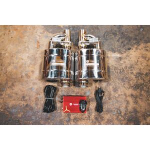 Universal Valved Muffler Kit (Dual Mufflers) - 2.5" - No Tips