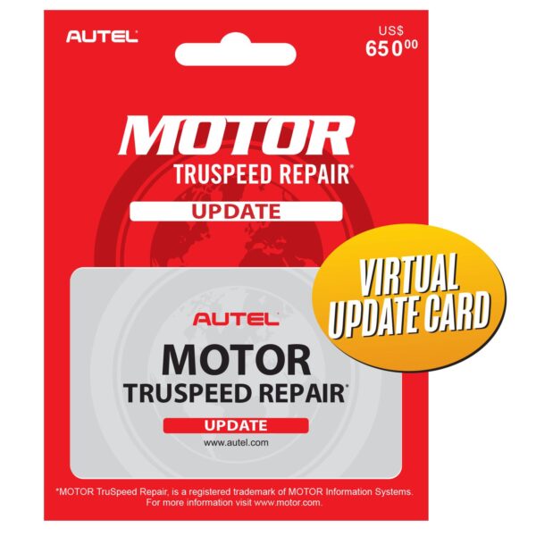 Virtual MOTOR TruSpeed Update Card