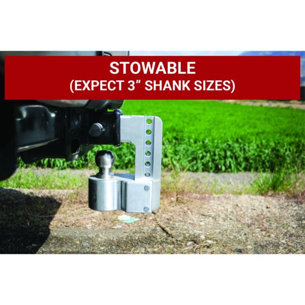 TrueTow Middle Weight Weight Distribution 10" Drop, 2.5" Receiver 12.5K GTWR w/ Keyed alike Lockset