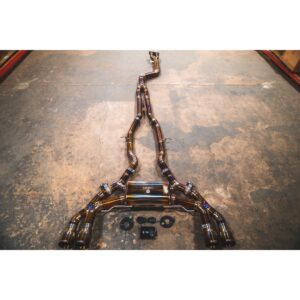 BMW X3M / X4M Valved Sport Exhaust System - F97 / F98 - Polished w/ 1x1 Carbon Tips