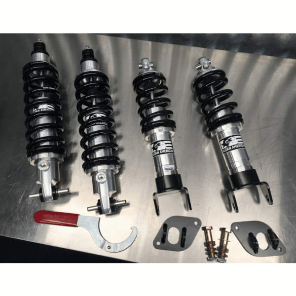 Aldan American Coil-Over Kit, Chevy, C5/C6 Rear Set. Single Adj. 550 lbs. Springs
