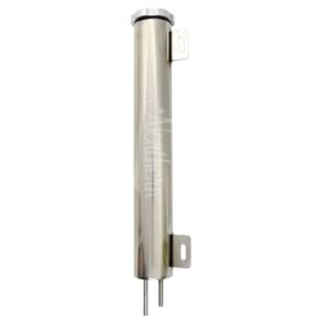13 X 2 Polished Aluminum Radiator Overflow Tank