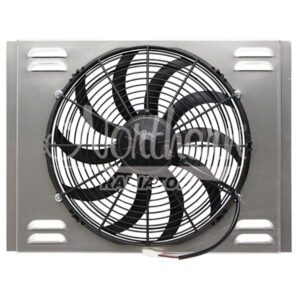 High CFM Single 14 Inch Fan Shroud Assembly