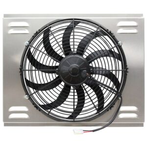 High CFM Single 14 Inch Fan Shroud Assembly