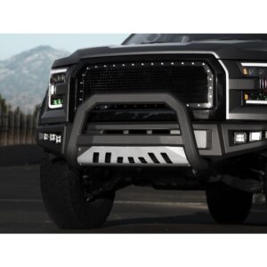 Armordillo 2016-2022 GMC Canyon AR Bull Bar - Matte Black Aluminum Skid Plate