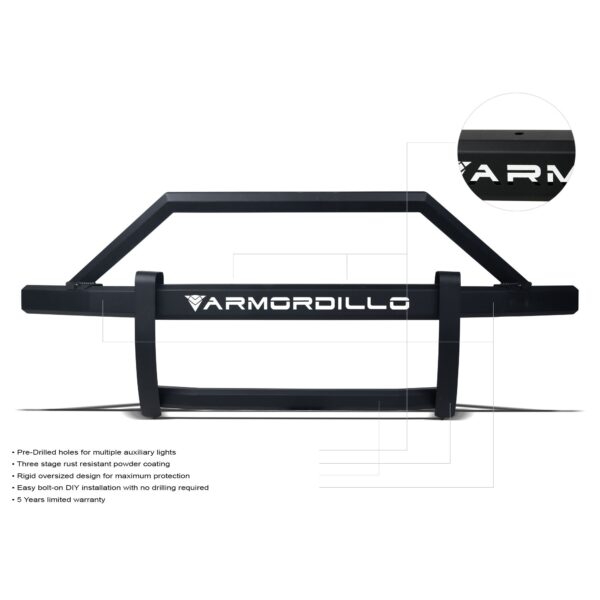 Armordillo 2005-2015 Toyota Tacoma AR2 Pre-Runner Guard - Matte Black