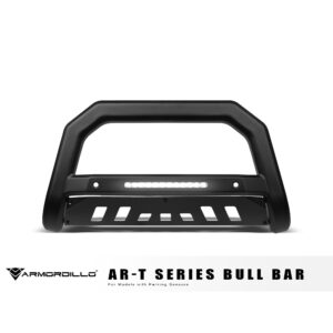 Armordillo 2007-2018 Chevy Silverado 1500 AR-T Bull Bar w/Parking Sensor - Matte Black