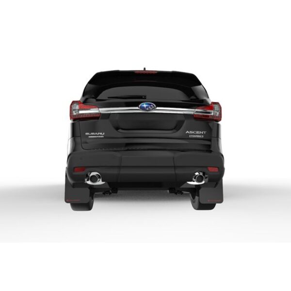 Rally Armor MF49-UR-BLK/RD - 2018-2025 Subaru Ascent - Black Mud Flap/Red Logo
