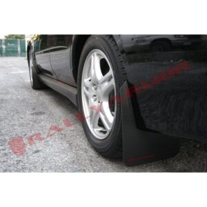 Rally Armor MF1-BAS-RD - 2002-2007 Subaru Impreza WRX/STI / 2002-2007 Subaru Impreza RS/2.5i - Black Mud Flap/Red Logo