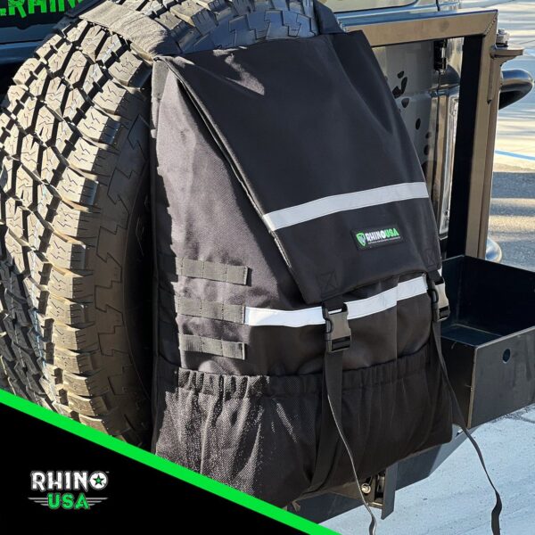 RHINO USA SPARE TIRE TRASH BAG - BLACK