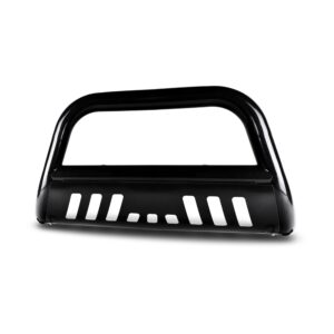 Armordillo 2008-2010 Jeep Grand Cherokee 3in. Bull Bar Chrome Bull Guard - W/Skid Plate
