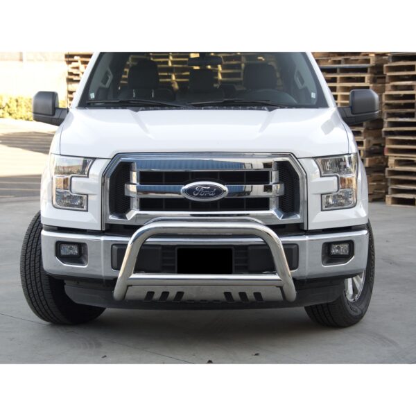 Armordillo 2005-2007 Jeep Grand Cherokee 3in. Bull Bar Chrome Bull Guard - W/Skid Plate