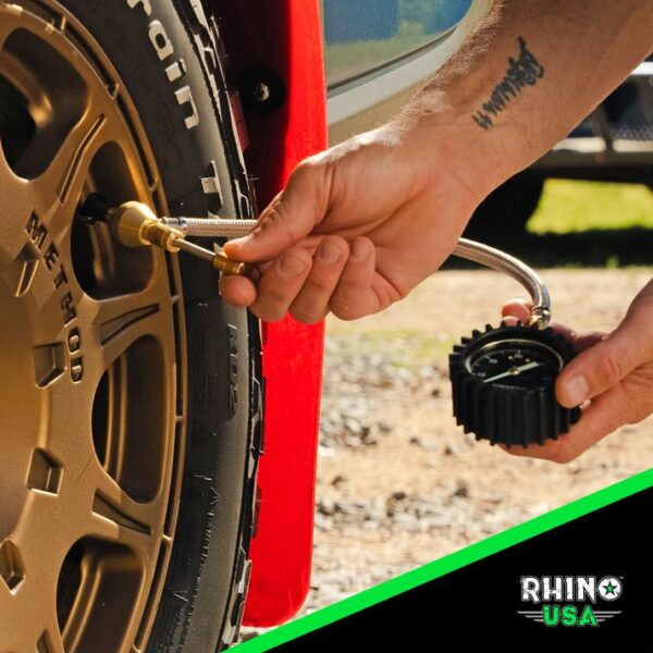 RHINO USA 60PSI TIRE DEFLATOR GAUGE
