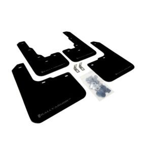 Rally Armor MF39-UR-BLK/GRY - 2013-2018 Dodge Dart SE, SXT, Aero, Limited, GT - Black Mud Flap/Grey Logo