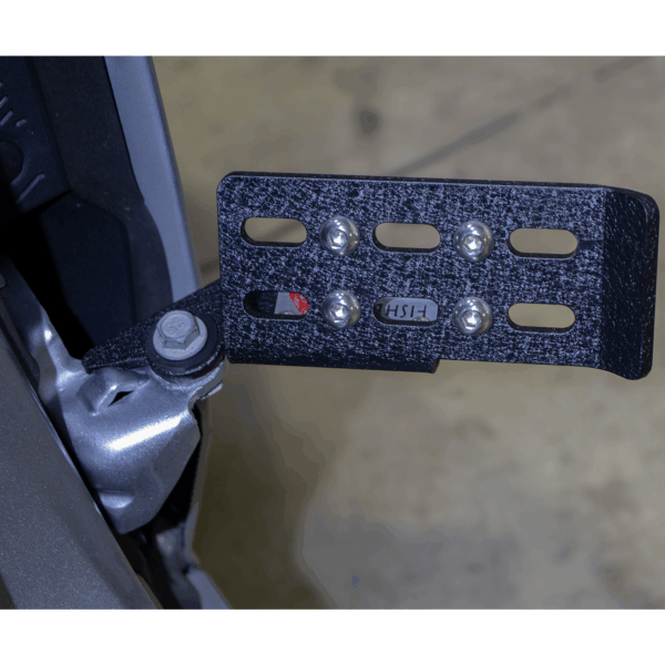 Textured black powder coat, Steel, Sold as a pair.