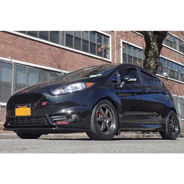Rally Armor MF29-UR-RD/WH - 2013-2018 & 2019 USDM Ford Fiesta ST - Red Mud Flap/White Logo