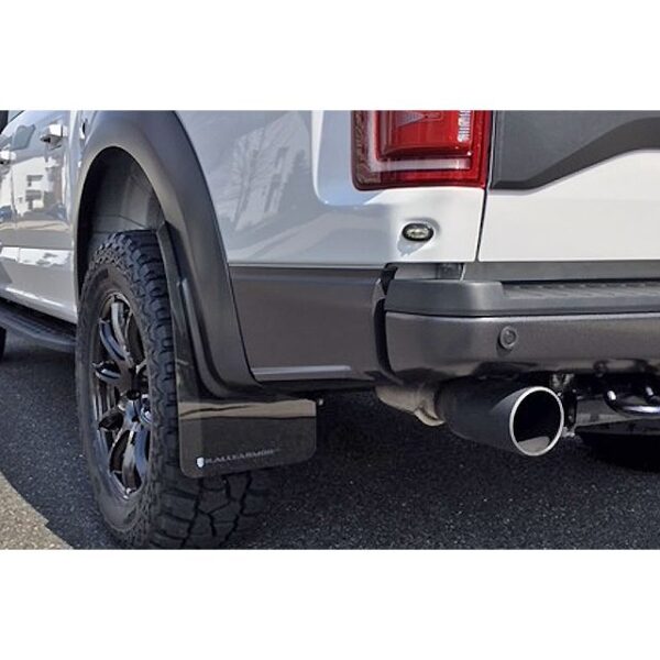 Rally Armor MF53-UR-BLK/DGRY - 2017-2020 Ford Raptor Raptor - Black Mud Flap/Dark Grey Logo