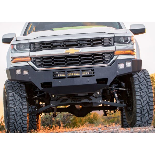 ICI Front Bumper; AL-FBM16CHN-RT; 2016 - 2018 Chevrolet 1500; Alumilite Series; aftermarket aluminum bumper