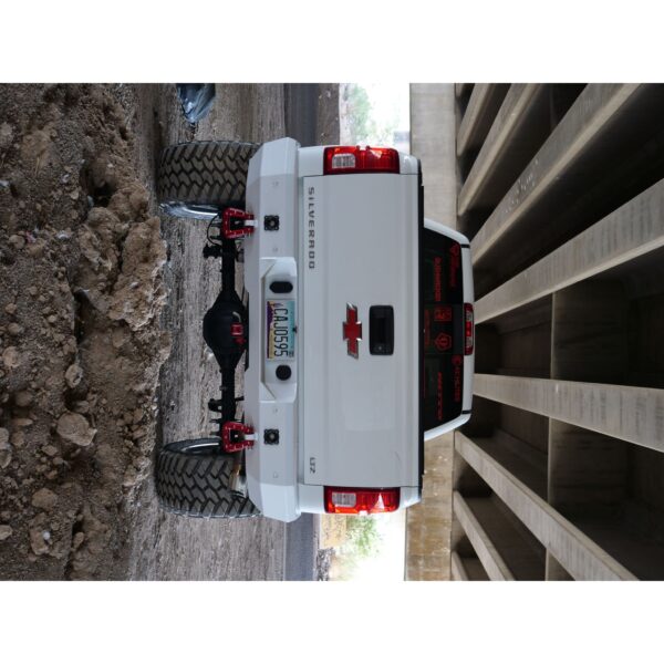 ICI Rear Bumper; AL-RBM95CHN; 2014 - 2018 Chevrolet Silverado 1500; 2014 - 2018 GMC Sierra 1500; 2015 - 2019 Chevrolet Silverado 2500/3500; 2015 - 2019 GMC Sierra 2500/3500; Alumilite Series; aftermarket aluminum truck bumper