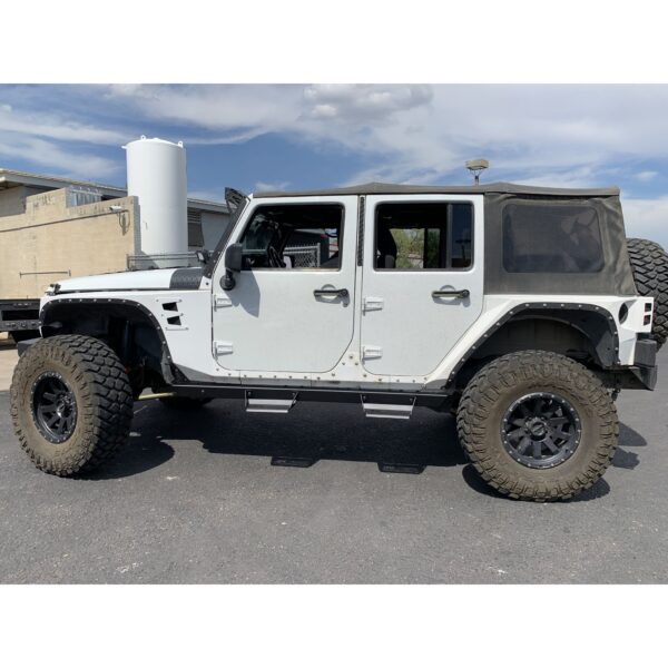 ICI Side Steps; 840121412906; 2018 - 2024 Jeep JL; Alumilite Series; aftermarket truck side step nerfbars
