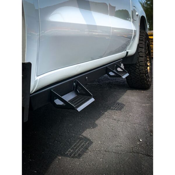 ICI Side Steps; 840121412920; 2020 - 2024 GMC Sierra 2500/3500; Alumilite Series; aftermarket truck side step nerfbars