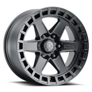 ICON ALLOYS RAIDER SAT BLK - 17 X 8.5 / 6 X 120 / 0 MM / 4.75" BS