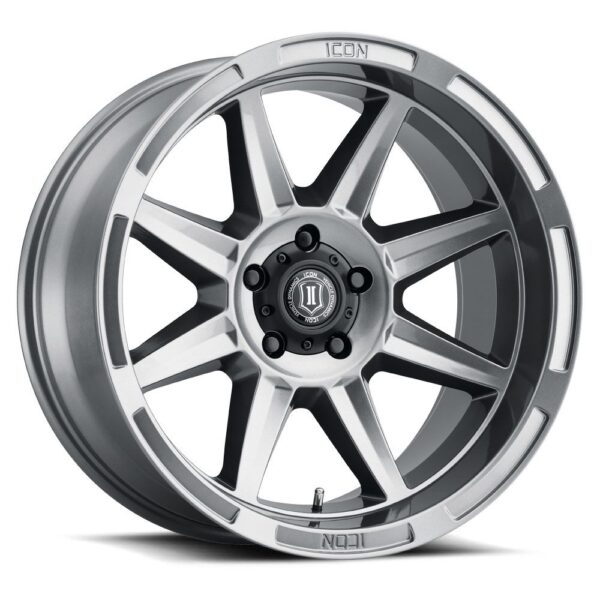 ICON ALLOYS BANDIT GUN MTL - 20x10 / 6 x 5.5 / -24MM / 4.5" BS