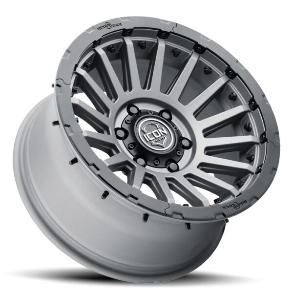 ICON Alloys Recon Pro, Charcoal, 18 x 9 / 6 x 5.5, 40mm Offset, 6.6" BS