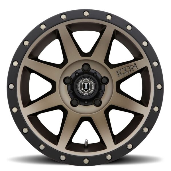 ICON ALLOYS REBOUND BRONZE - 17 x 8.5 / 5 X 4.5 / 0MM / 4.75" BS