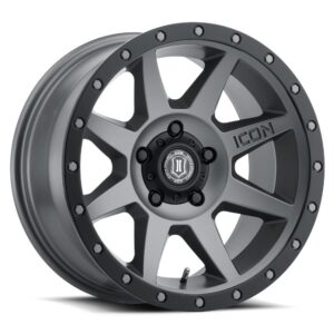 ICON ALLOYS REBOUND TITANIUM - 17 x 8.5 / 5 X 4.5 / 0MM / 4.75" BS