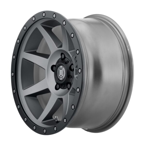 ICON ALLOYS REBOUND TITANIUM - 17 x 8.5 / 5 X 4.5 / 0MM / 4.75" BS