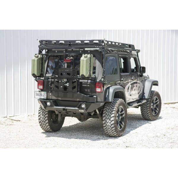 JK Destroyer Shorty Rear Bumper  w / Tire Carrier