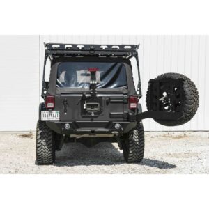 JK Destroyer Shorty Rear Bumper  w / Tire Carrier