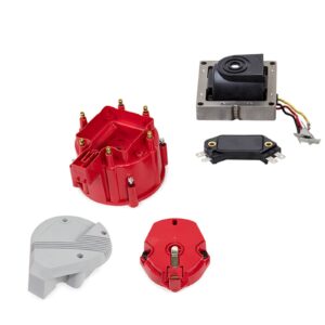 TSP HEI Distributor Super Cap Tune Up Kit; 6 Cylinder Male; Grey
