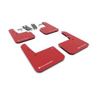 Rally Armor MF63-UR-RD/WH 2018-2023 Hyundai Kona Red Mud Flap/White Logo