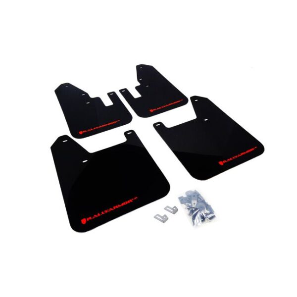 Rally Armor MF13-UR-BLK/RD - 1998-2002 Subaru Forester - Black Mud Flap/Red Logo