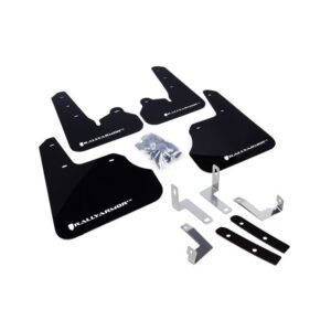Rally Armor MF22-UR-BLK/WH - 2012-2016 Subaru Impreza Limited, Premium, Sport - Black Mud Flap/White Logo