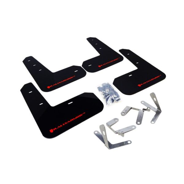 Rally Armor MF23-UR-BLK/RD - 2013-2016 Toyota FR-S / 2013-2019 Subaru BRZ - Black Mud Flap/Red Logo
