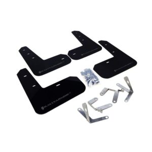Rally Armor MF23-UR-BLK/GRY - 2013-2016 Toyota FR-S / 2013-2019 Subaru BRZ - Black Mud Flap/Grey Logo