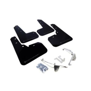 Rally Armor MF26-UR-BLK/GRY - 2013-2017 Subaru XV Crosstrek - Black Mud Flap/Grey Logo