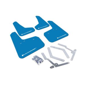 Rally Armor MF27-UR-NBL/WH - 2013-2019 Ford Focus SE, Titanium, ST, RS - Blue/White Logo