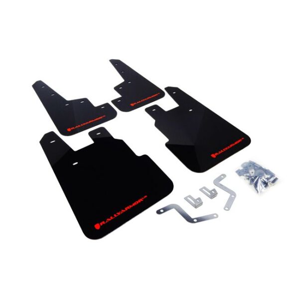 Rally Armor MF28-UR-BLK/RD - 2014-2018 Subaru Forester - Black Mud Flap/Red Logo