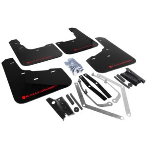 Rally Armor MF29-UR-BLK/RD - 2013-2018 & 2019 USDM Ford Fiesta ST - Black Mud Flap/Red Logo