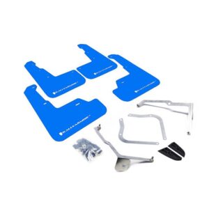 Rally Armor MF32-UR-BL/WH - 2015-2019 Subaru WRX Sedan / 2015-2019 Subaru STI Sedan - Blue/White Logo