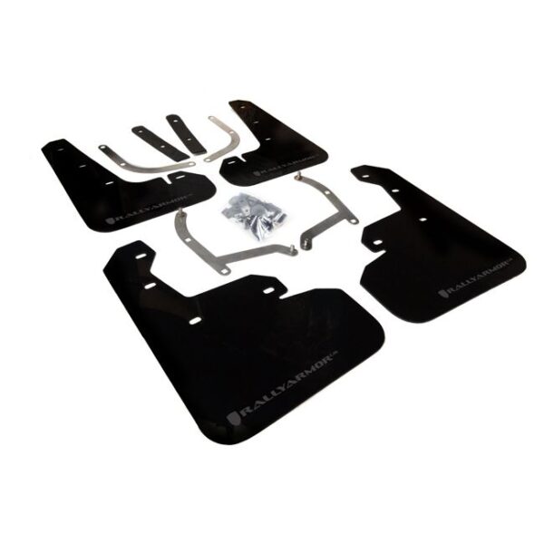 Rally Armor MF45-UR-BLK/GRY - 2017-2019 Subaru Impreza Limited, Premium, Sport - Black Mud Flap/Grey Logo