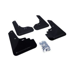 Rally Armor MF4-UR-BLK/GRY - 2005-2009 Subaru Outback Legacy, Outback / 2005-2009 Subaru Legacy Legacy/Outback - Black Mud Flap/Grey Logo
