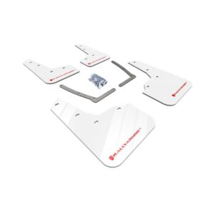 Rally Armor MF50-UR-WH/RD - 2016-2021 Honda Civic Sedan, Coupe - White/Red Logo