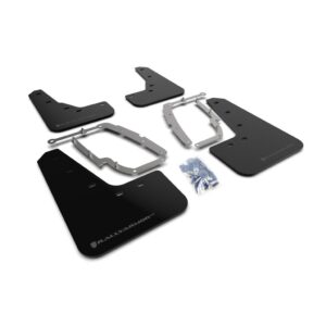 Rally Armor MF62-UR-BLK/DGRY - 2017-23 Tesla 3 - Black Mud Flap/Dark Grey Logo